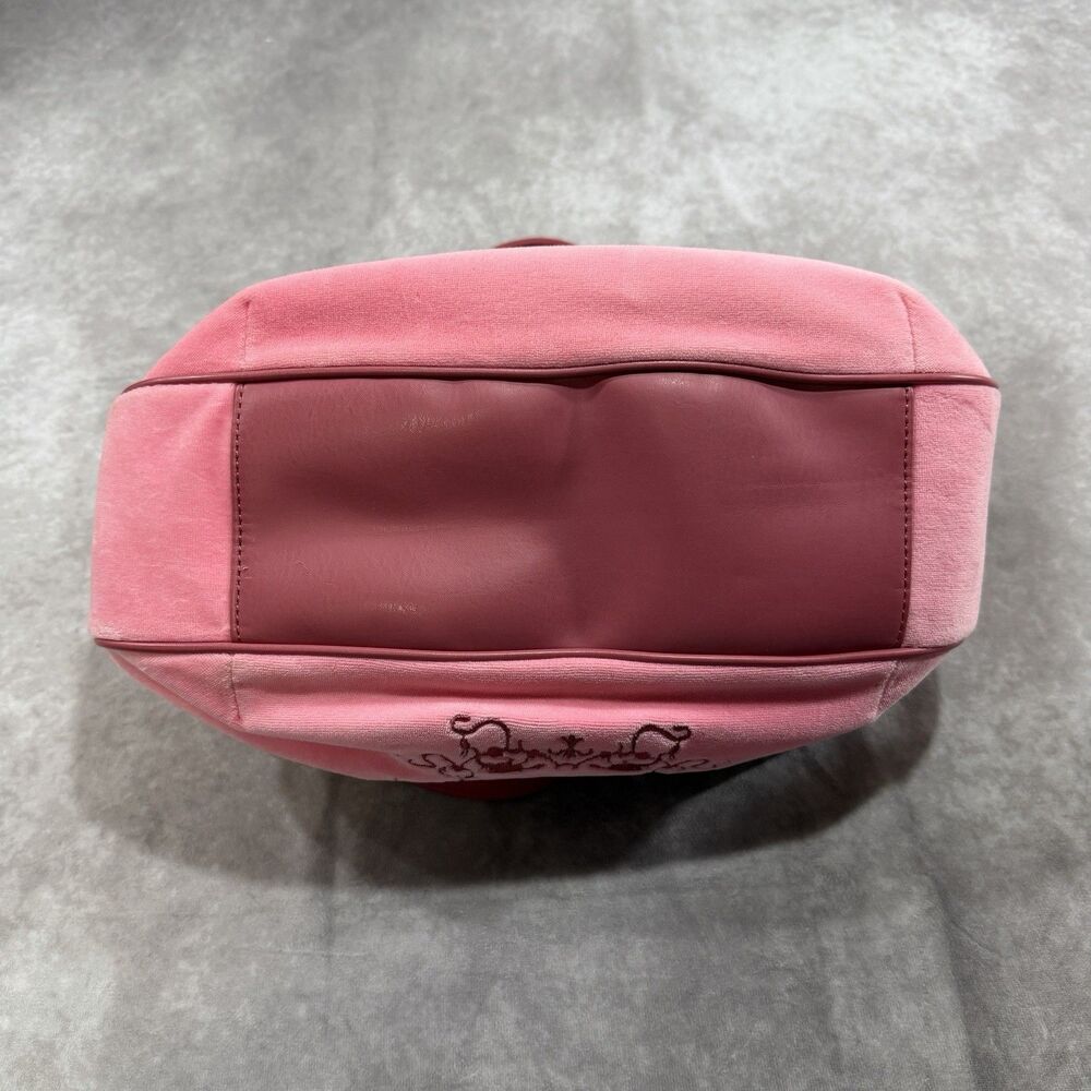 Vintage Y2K Juicy Couture Velour "Once Upon a Time" Purse Bag Pink Fairy NWOT - Picture 14 of 16